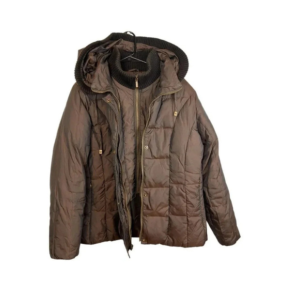 Anne Klein Women’s Hooded Puffer Coat - Picture 1 of 14